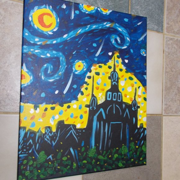 VG Style acrylic painting, 16"x20" - Picture 1 of 5